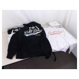 Large Lot of Mostly Medium Sized 100% Cotton etc. East Side Pizzeria T-Shirts, Sweaters, etc.