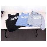 Large Lot of Mostly Medium Sized 100% Cotton etc. East Side Pizzeria T-Shirts, Sweaters, etc.