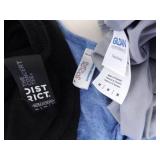 Large Lot of Mostly Medium Sized 100% Cotton etc. East Side Pizzeria T-Shirts, Sweaters, etc.