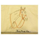 Vintage Handmade Multiple Artist Signed Yellow Patchwork Quilt