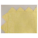 Vintage Handmade Multiple Artist Signed Yellow Patchwork Quilt