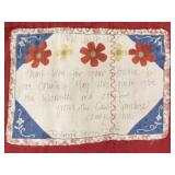 Vintage Handmade Multo Colored Patchwork Quilt