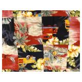Vintage Handmade Beach Cruiser Themed Patchwork Quilt