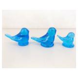 Lot of Small Glass etc. Penguin, Swan, etc. Collectible Bird Figurines