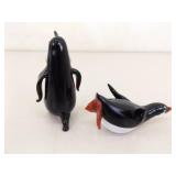 Lot of Small Glass etc. Penguin, Swan, etc. Collectible Bird Figurines