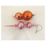 Lot of Vintage and Antique Christmas Ornaments