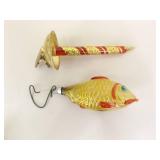 Lot of Vintage and Antique Christmas Ornaments