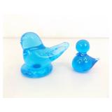 Lot of Small Glass etc. Penguin, Swan, etc. Collectible Bird Figurines