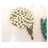 Lot of Catholic/Christian Rosaries, Memorial Crosses, etc.