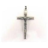 Antique Sterling Silver Catholic Rosary in Original Leather Pouch