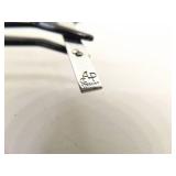 Antique Sterling Silver Catholic Rosary in Original Leather Pouch