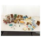 Lot of Vintage Doll House Furniture
