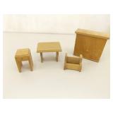 Lot of Vintage Doll House Furniture