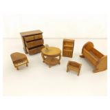 Lot of Vintage Doll House Furniture