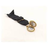 Large Lot of Antique and Vintage Gold Plated, Gold Fill, etc. Lockets, Pins, etc.