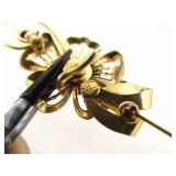 Large Lot of Antique and Vintage Gold Plated, Gold Fill, etc. Lockets, Pins, etc.