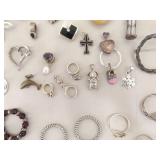 414 Grams of .925 Sterling Silver Wearable and Scrap Jewelry