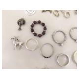 414 Grams of .925 Sterling Silver Wearable and Scrap Jewelry