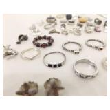 414 Grams of .925 Sterling Silver Wearable and Scrap Jewelry