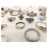 414 Grams of .925 Sterling Silver Wearable and Scrap Jewelry