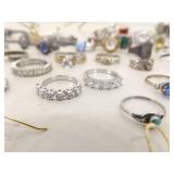 414 Grams of .925 Sterling Silver Wearable and Scrap Jewelry