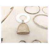 414 Grams of .925 Sterling Silver Wearable and Scrap Jewelry