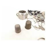 414 Grams of .925 Sterling Silver Wearable and Scrap Jewelry