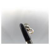 .925 Sterling Silver Dichroic Foil Glass Heart Pendant Necklace