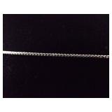 .925 Sterling Silver Purple Mojave Turquoise Cabochon Pendant Necklace