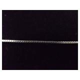 .925 Sterling Silver Mother of Pearl Cabochon Pendant Necklace