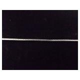 .925 Sterling Silver Mother of Pearl Cabochon Pendant Necklace