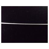 .925 Sterling Silver Zirconia Puppy Charm Pendant Necklace