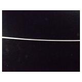 .925 Sterling Silver Zirconia Puppy Charm Pendant Necklace