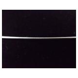 .925 Sterling Silver Zirconia Puppy Charm Pendant Necklace