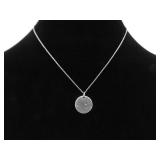 .925 Sterling Silver LEO Star Formation Pendant Necklace