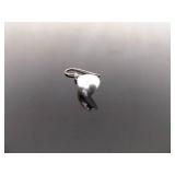 .925 Sterling Silver Inlayed Opal Dangle Hook Earrings