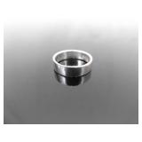 .925 Sterling Silver Hebrew "Remember Me" Band Ring Size 9