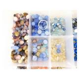 Lot of Vintage Beads and Bead Making Supplies, Tools etc.