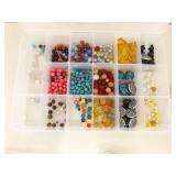 Lot of Vintage Beads and Bead Making Supplies, Tools etc.