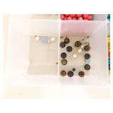 Lot of Vintage Beads and Bead Making Supplies, Tools etc.