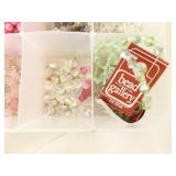 Lot of Vintage Beads and Bead Making Supplies, Tools etc.