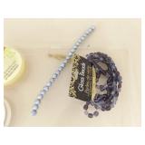 Lot of Vintage Beads and Bead Making Supplies, Tools etc.