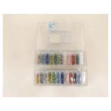 Lot of Vintage Beads and Bead Making Supplies, Tools etc.