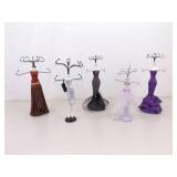 5 Jewelry Organizer Mannequin Stands