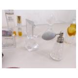 Lot of Full Sized Vintage etc. Crystal etc. Perfume Bottles