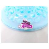 Vintage Light Blue Fenton Glass Hobnail Candle Set, and L.G. Wright Cream Sugar Set