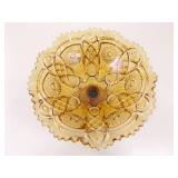 Large 10" Amber Imperial Glass etc. Compote etc.