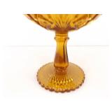Large 10" Amber Imperial Glass etc. Compote etc.