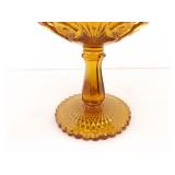 Large 10" Amber Imperial Glass etc. Compote etc.
