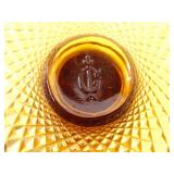 Large 10" Amber Imperial Glass etc. Compote etc.